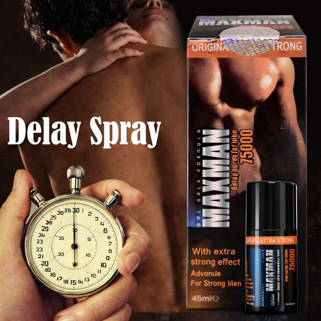 Maxman Spray For Men in Steel Bottle
