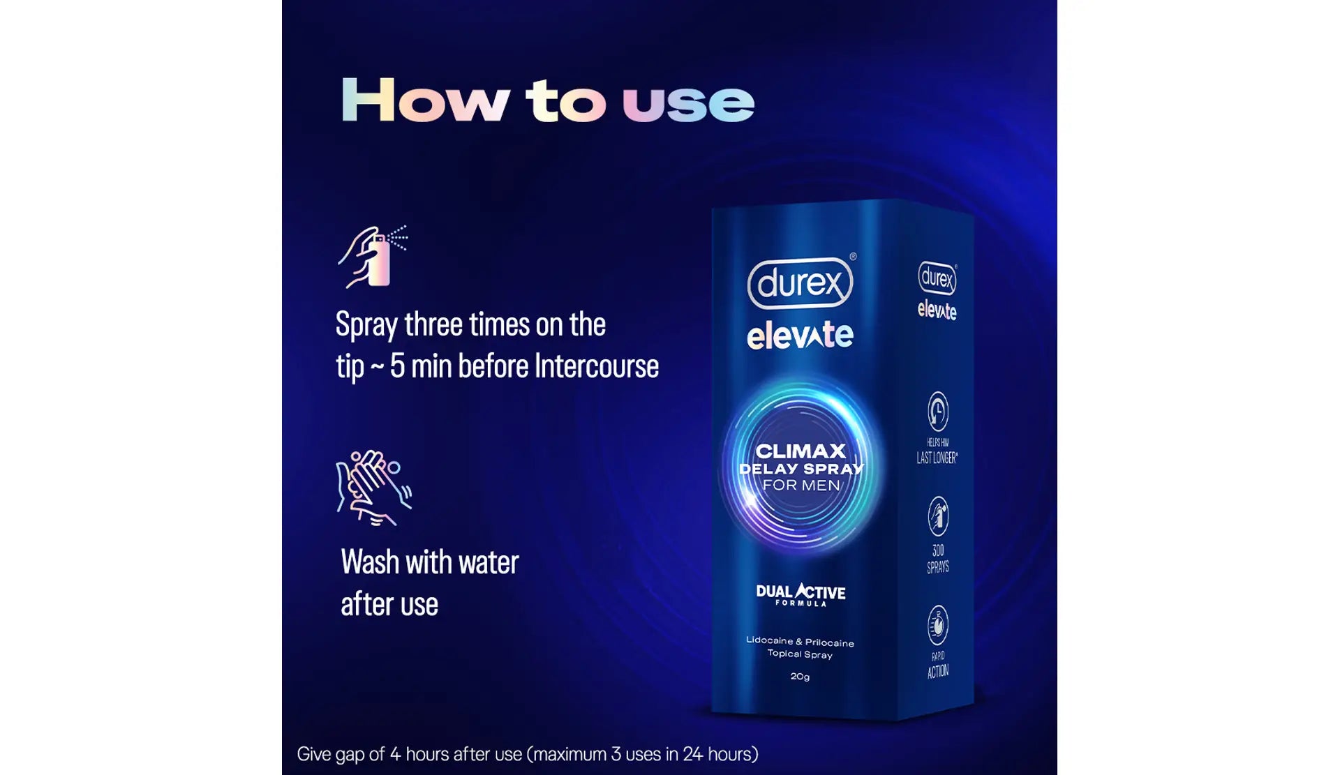 Original Durex Spray for Men Timing | Original and Quality